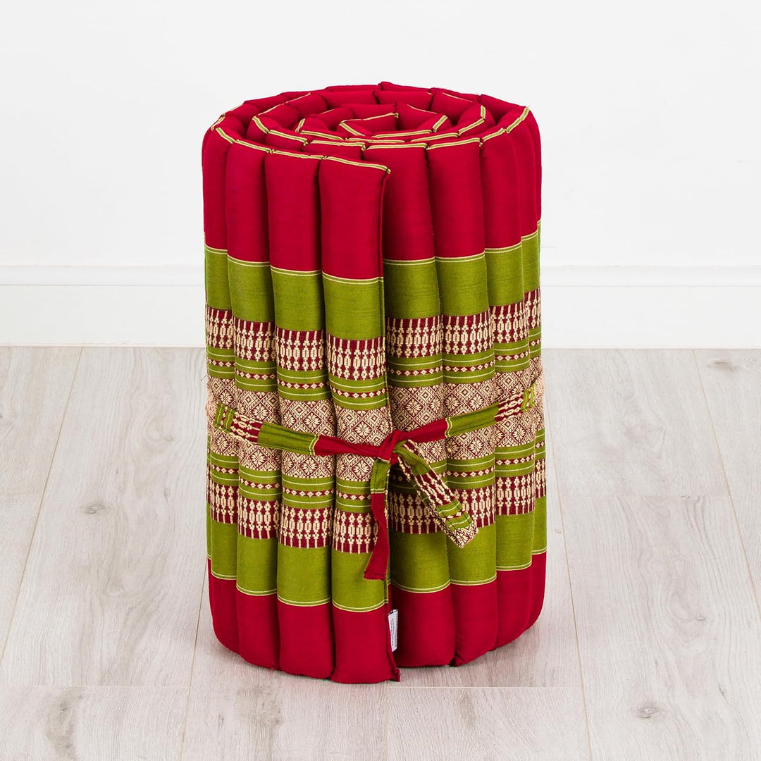 livasia Rollmatte Rollmatratze S schmal - 200x50x4,5cm - Gästebett Gästematratze 1 Person mit Muster