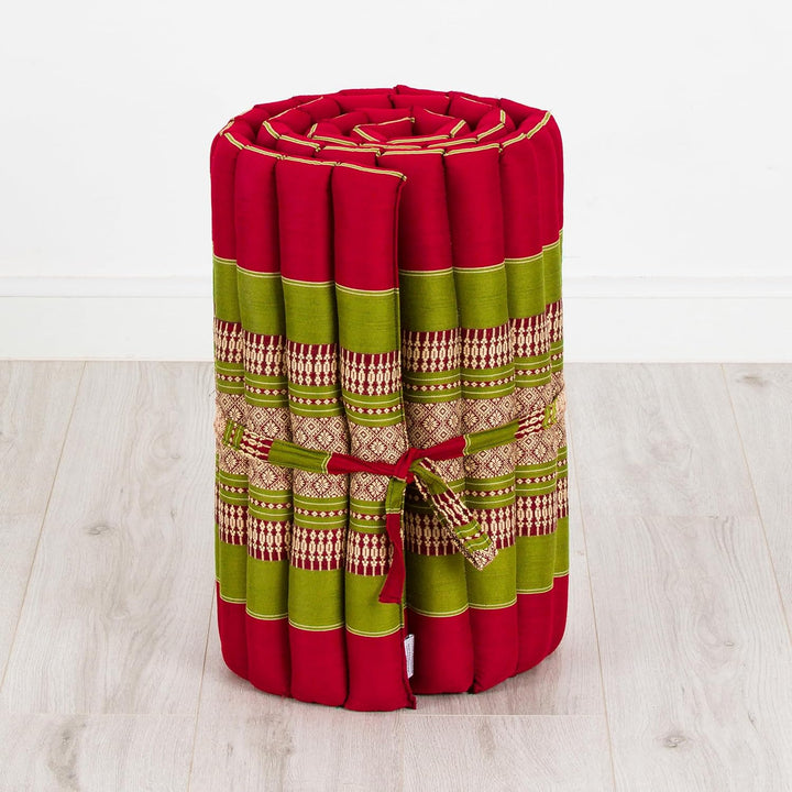 livasia Rollmatte Rollmatratze S schmal - 200x50x4,5cm - Gästebett Gästematratze 1 Person mit Muster