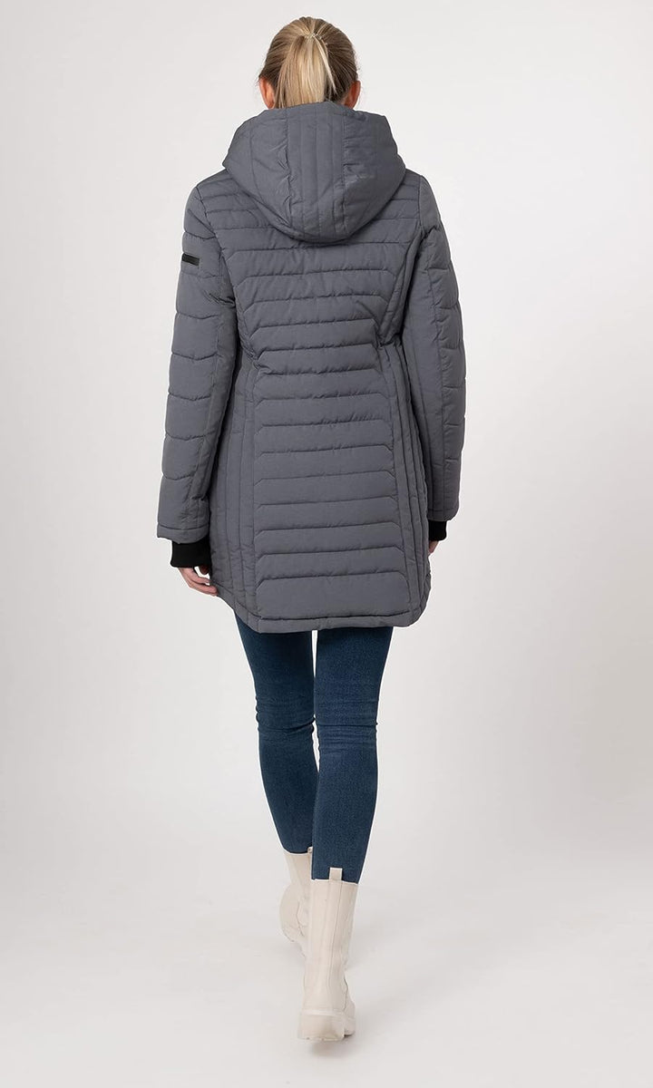 Sublevel Damen Übergangs Frühlings Jacke Outdoorjacke mit Kapuze sportlicher Damen Mädchen Parka S M