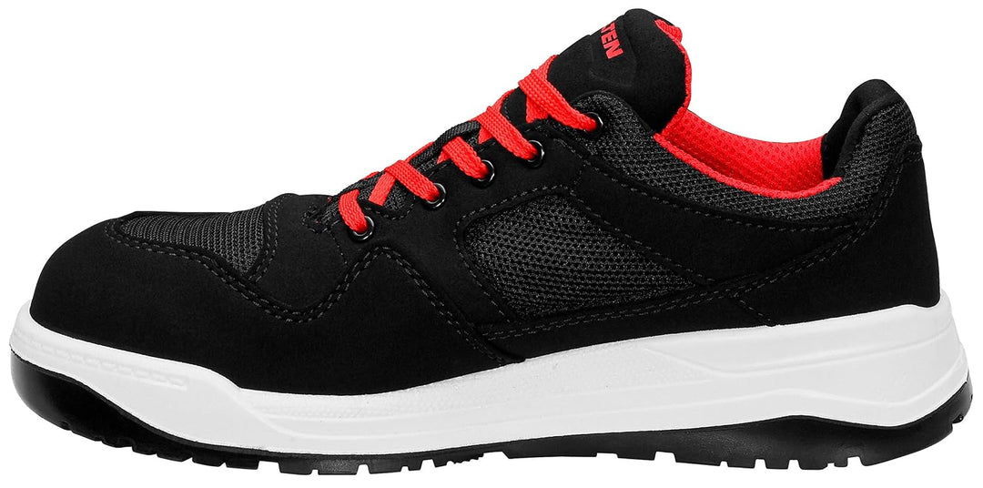 ELTEN Sicherheitsschuhe Lakers Black Low ESD S1P, Herren, Textil, Kunststoffkappe (Leichter als Stah