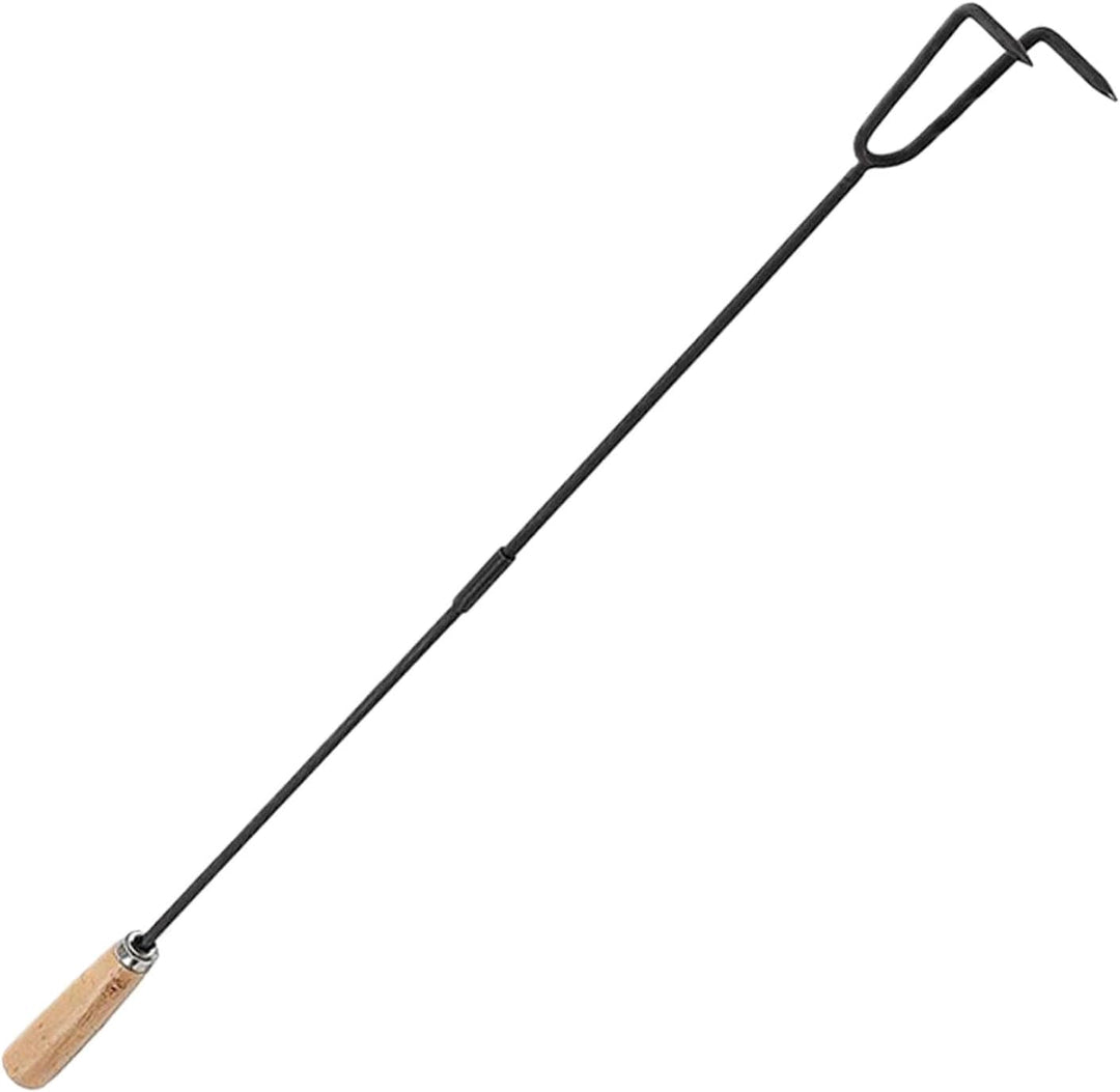 Generisch Kaminpoker, Feuerpoker im Freien,Robuster Feuerschalen-Poker - Kamin-Schürhaken, 84,8 cm l