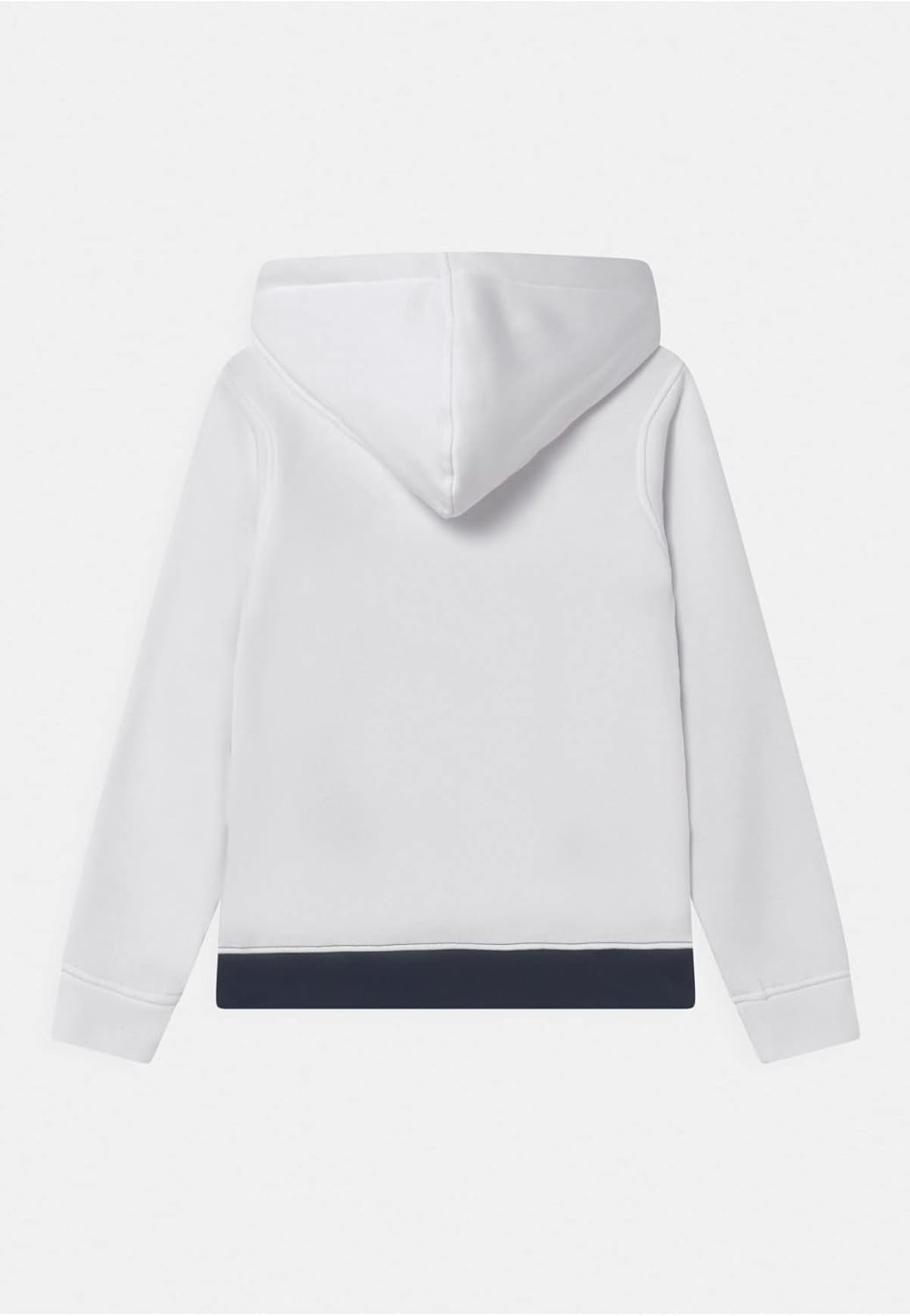 Jack & Jones Jungen JJEURBAN Blocking Sweat Hood NOOS JR Sweatshirt, White/Detail:RED Dahlia-Navy Pr