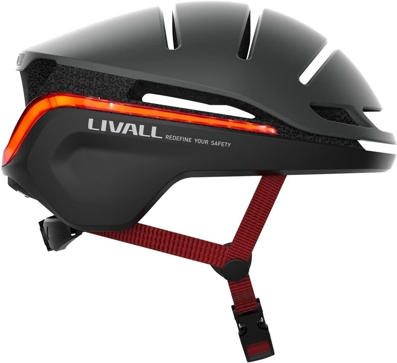 LIVALL Evo21 Fahrradhelm Schwarz M 54 - 58 cm Single, Schwarz M 54 - 58 cm Single