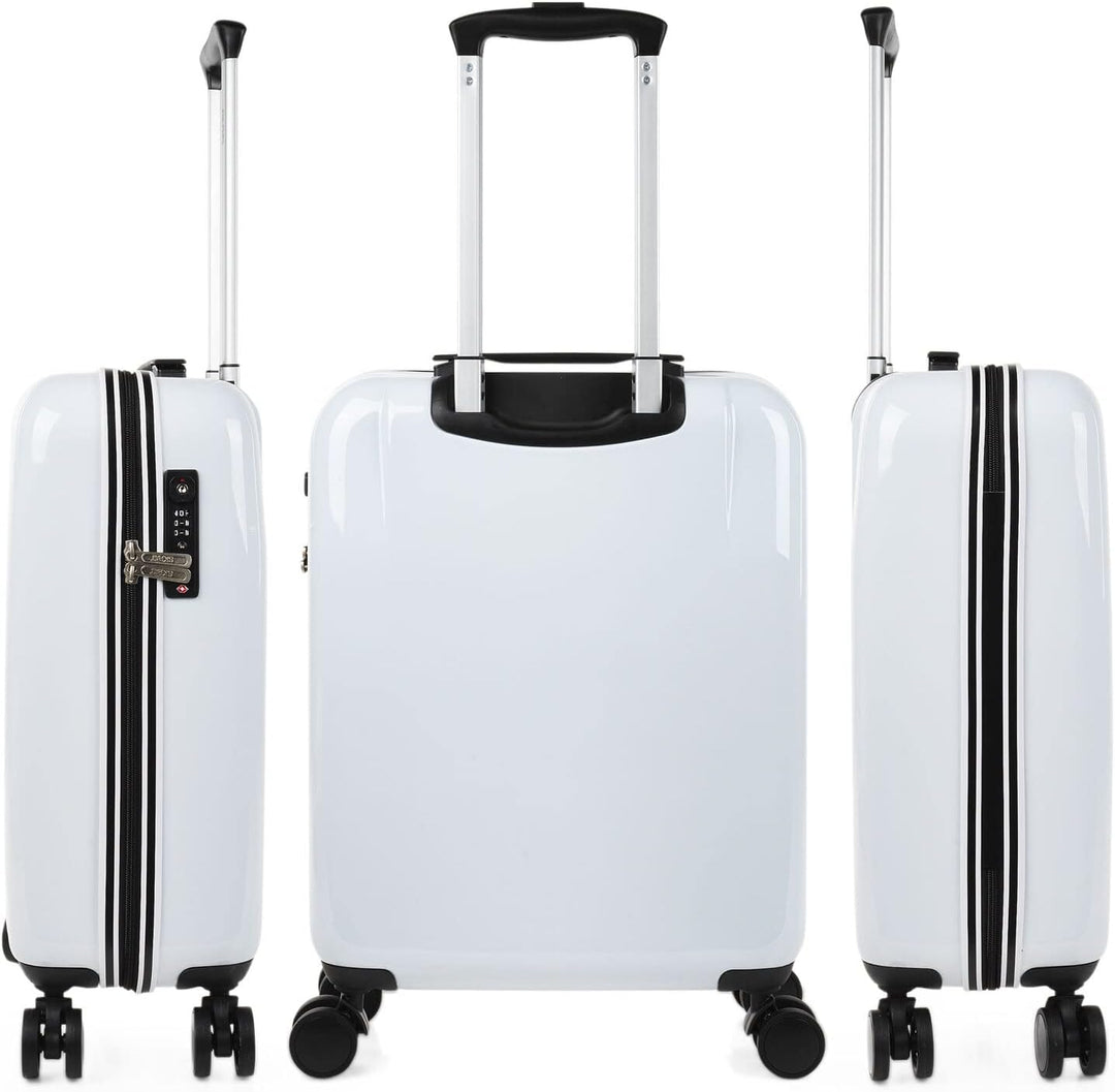 SKPAT - Leicht Koffer Set Polycarbonat Reisekoffer Set für Flugreisen - Dauerhaft Hartschalenkoffer