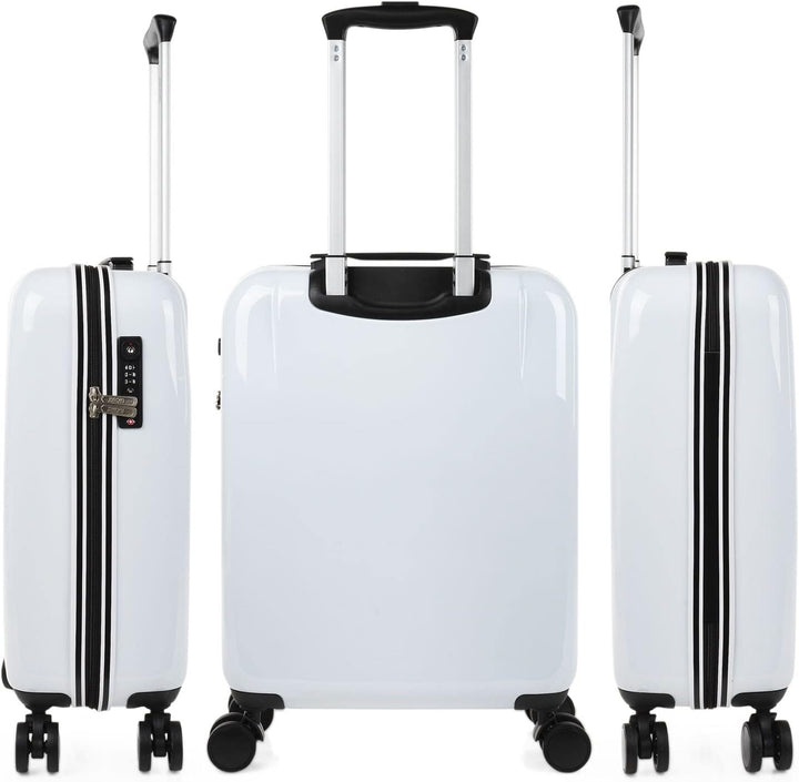 SKPAT - Leicht Koffer Set Polycarbonat Reisekoffer Set für Flugreisen - Dauerhaft Hartschalenkoffer