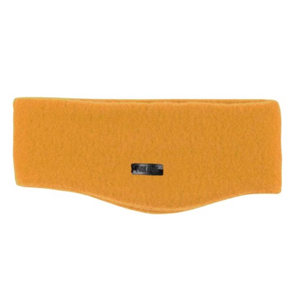 Fleece Wolle Unisex Stirnband (senf/honig, onesize) senf/honig 1 stück (1er Pack), senf/honig 1 stüc