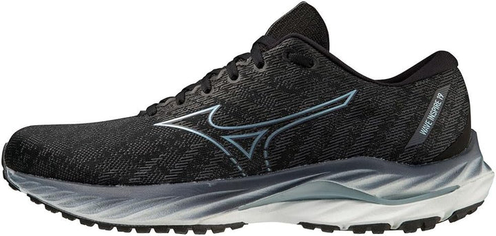 Mizuno Herren Wave Inspire 19 Wassersportschuh, Blk Gridge Illusionblue