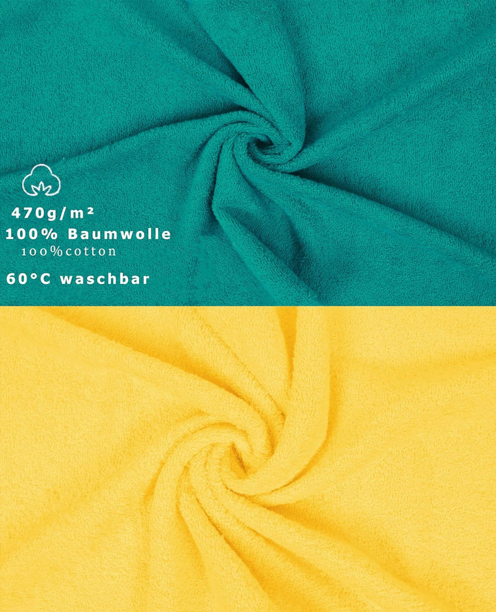 Betz 10-TLG. Handtuch-Set Classic 100% Baumwolle 2 Duschtücher 4 Handtücher 2 Gästetücher 2 Seiftüch