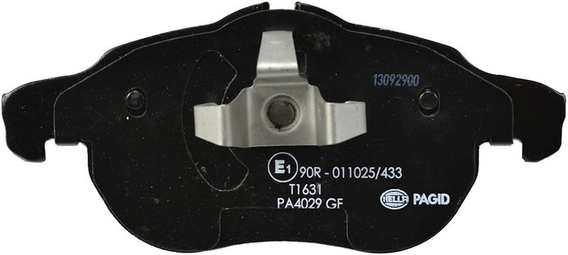 HELLA PAGID 8DB 355 012-681 Bremsbelagsatz - T1631 - Dicke/Stärke: 20.6mm - Bremssystem: Teves - für