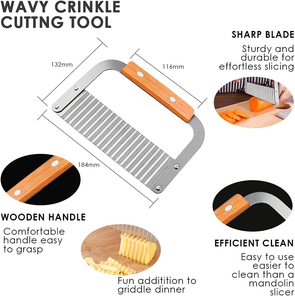 Home Safety Grillbesteck Set - 8-TLG Grillspachtel Set Werkzeugset, Profi BBQ Zubehör Grillwender au