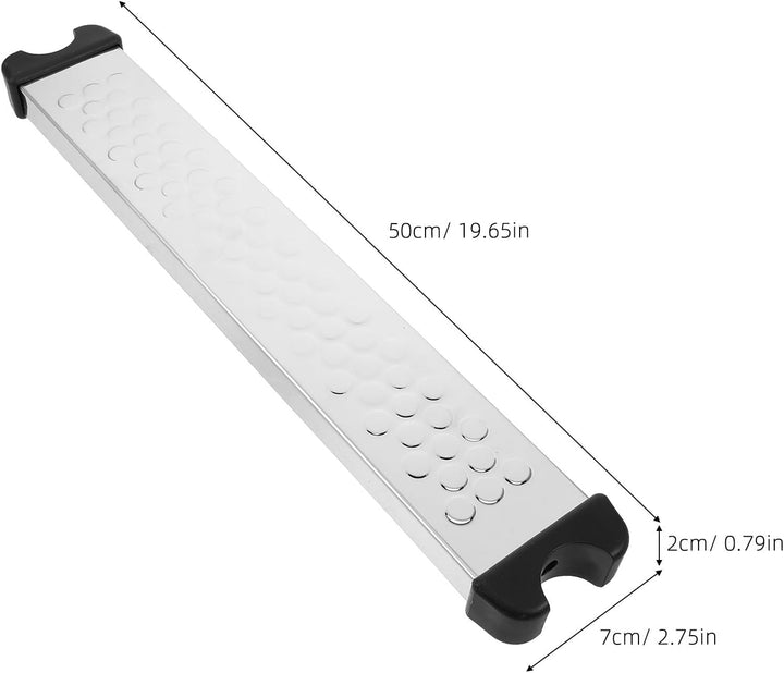 Poolleiterstufe aus Edelstahl, 50cm, rutschfest, für Pools
