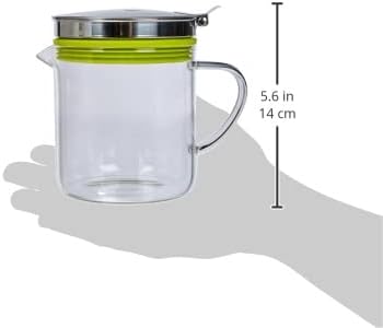 IBILI Küchenöl Recycling-Fisch, Borosilikat und Edelstahl, Einheitsgrösse, Fisch