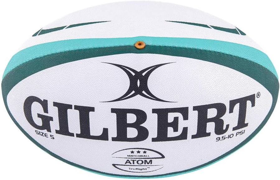 Gilbert Atom Match Rugbyball, Blau grün 5