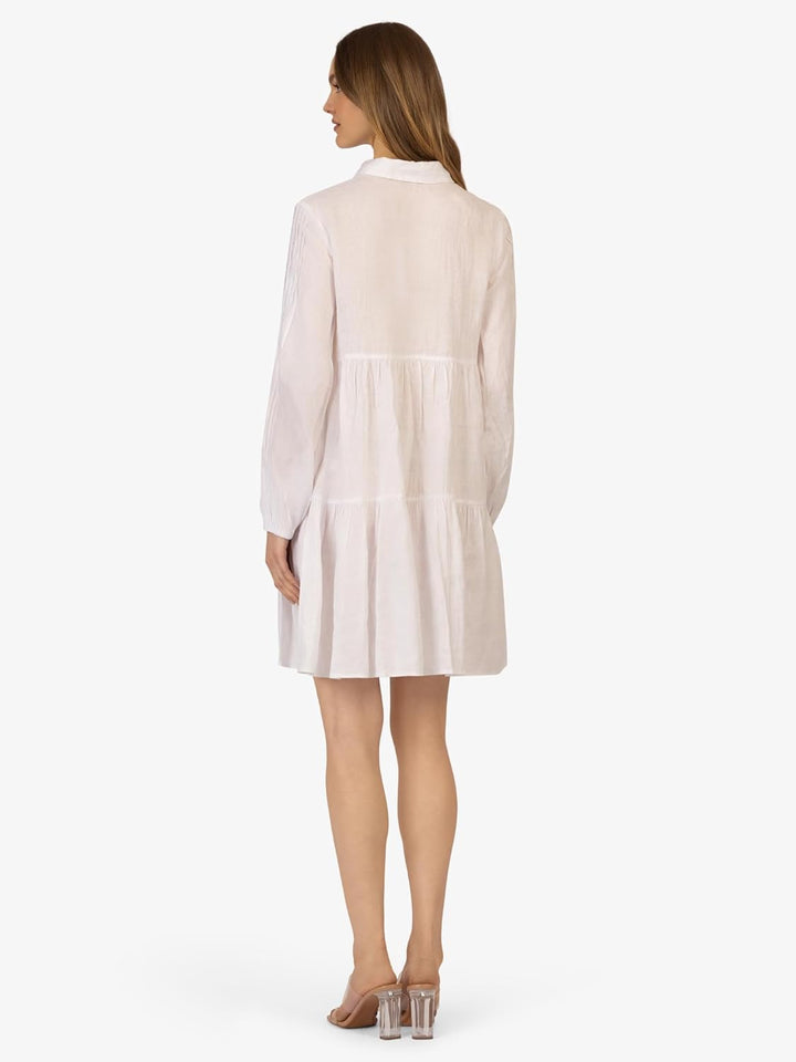 Mint & Mia Damen Webkleid Dress 34 Creme, 34 Creme