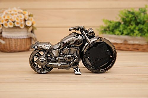 Topyond Weinlese Motorrad Wecker,Motorrad Uhr Mit Zifferblatt,Desktop Dekoration, Motorrad Deko,Kind