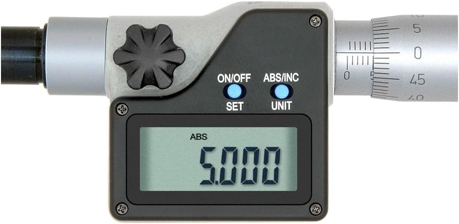 CNC QUALITÄT Digital- Einbau- Messschraube Messbereich 0-50 mm - flache Messfläche - DIN 863