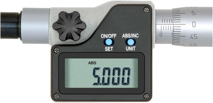 CNC QUALITÄT Digital- Einbau- Messschraube Messbereich 0-50 mm - flache Messfläche - DIN 863
