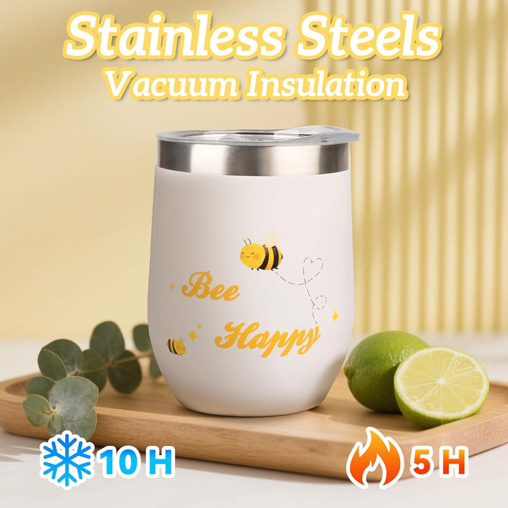 Giftota Bee Happy Geschenke für Frauen – Positive Biene Pocket Hug, Personalisierte Geburtstagsgesch