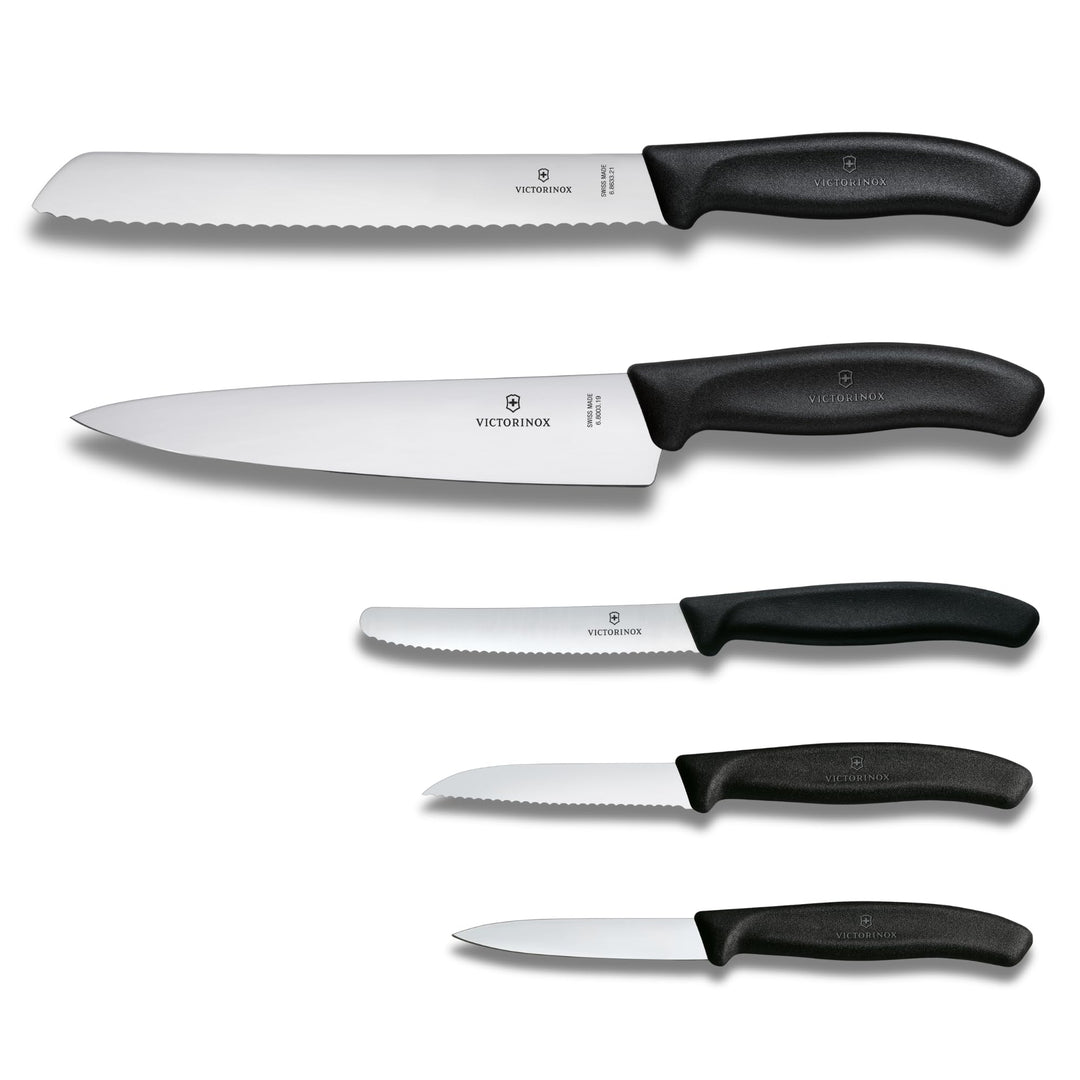 Victorinox, Swiss Classic, Profi Küchengarnitur, 5-teilig, , schwarz Single, Single