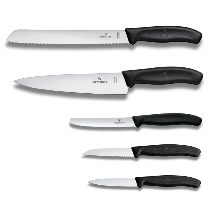 Victorinox, Swiss Classic, Profi Küchengarnitur, 5-teilig, , schwarz Single, Single