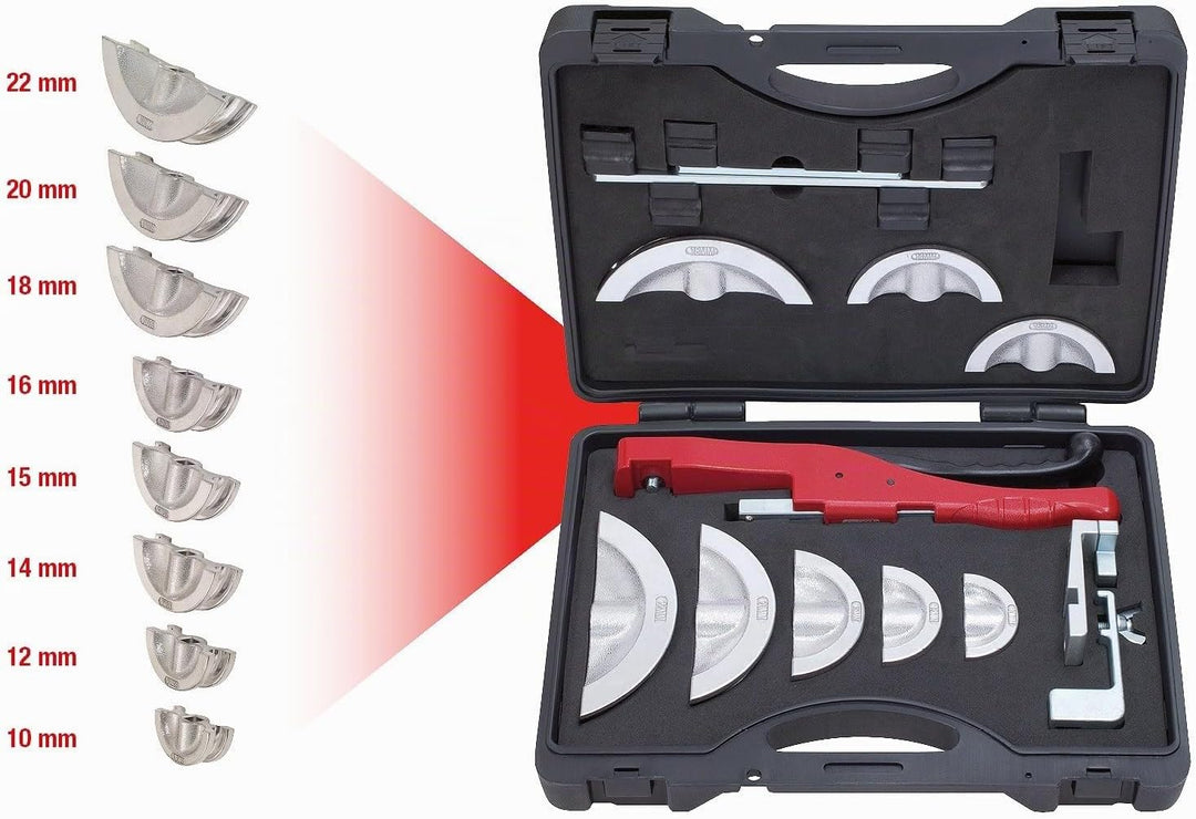 KS Tools 203.1400 Ratschen-Einhand-Biege-Satz 10-22 mm, 13-tlg