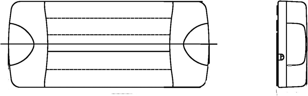 HELLA - Heckleuchte - DuraLED Combi - LED - 24/12V - Anbau/geschraubt - Lichtscheibenfarbe: transpar