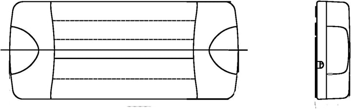 HELLA - Heckleuchte - DuraLED Combi - LED - 24/12V - Anbau/geschraubt - Lichtscheibenfarbe: transpar