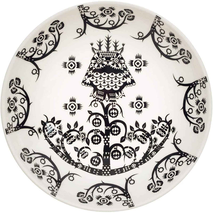 Iittala Taika tiefer Teller, Porzellan, schwarz, 20 cm, 20 cm