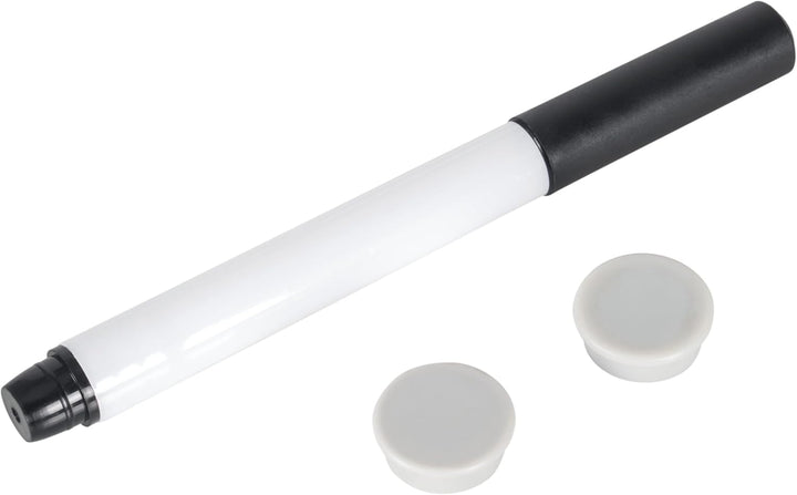 Bi-Office Budget Whiteboard mit Holzrahmen, magnetisch, 5 Grössen wählbar, 90 x 60 cm 90x60 cm Singl