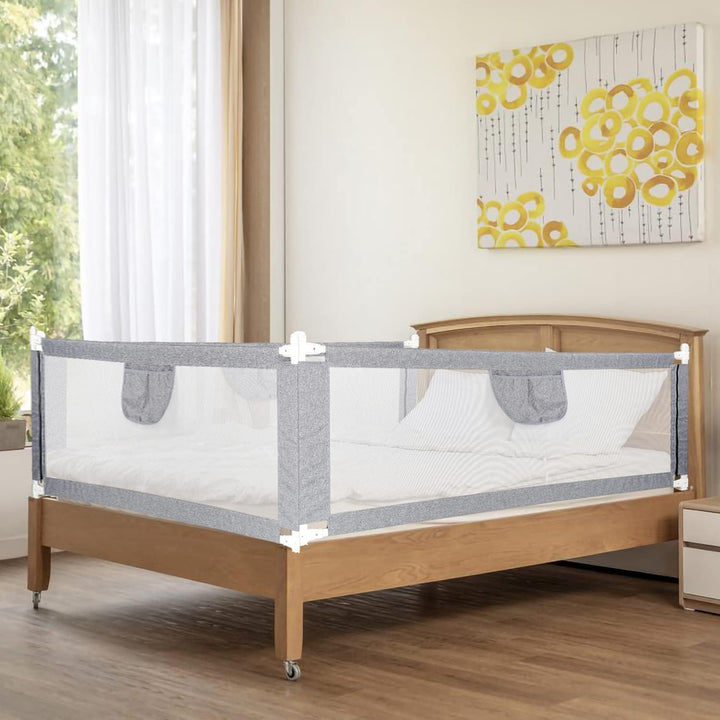 Jopassy Bettgitter, Bettschutzgitter für Kinder, 180cm Babybettgitter Kinderbettgitter, Bed Rail Sic