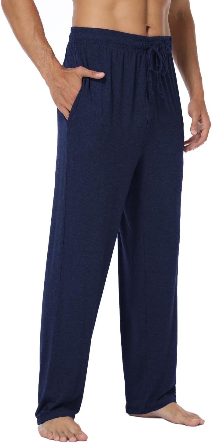 Herren Schlafanzughose Kurz Pyjamahose 2er Pack Schlafshorts Freizeithose Sommer Nachtwäsche Schlafh