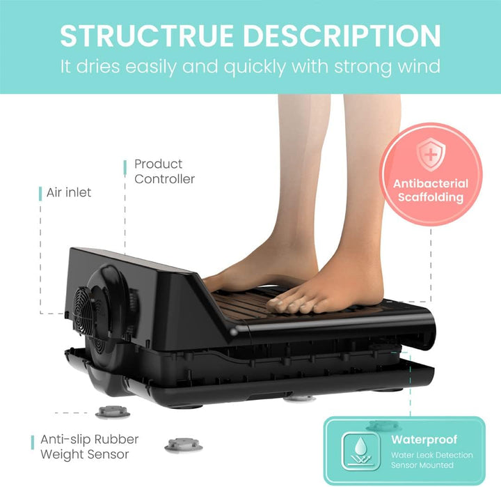 VOVO STYLEMENT BD-7700B Body & Foot Dryer, Made in Korea, Temperature & Wind Volume Controlled Dryer