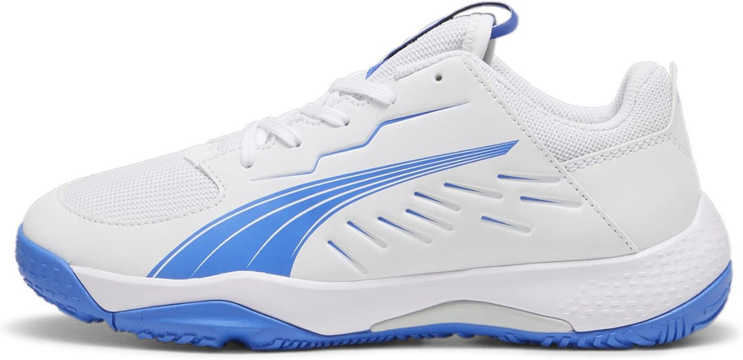 PUMA Unisex Kinder Accelerate Jr Handballschuh 33 EU Puma White Bluemazing, 33 EU Puma White Bluemaz