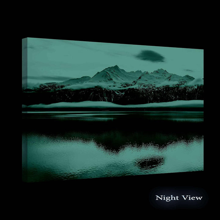 Startonight Bilder Tagtraum Eiszeit, Leinwandbilder Moderne Kunst, Landschaft Wanddeko Kunstdrucke,
