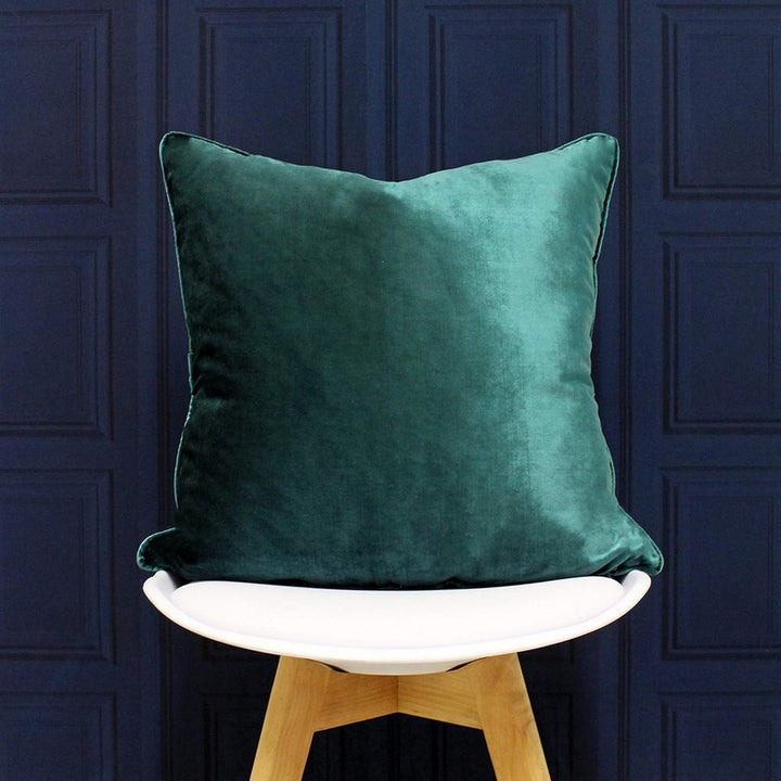 Paoletti Luxe Velvet 55X55 C/CASE Olive, Polyester, 55x55cm Olive 55x55cm Nur Abdeckung, Olive 55x55
