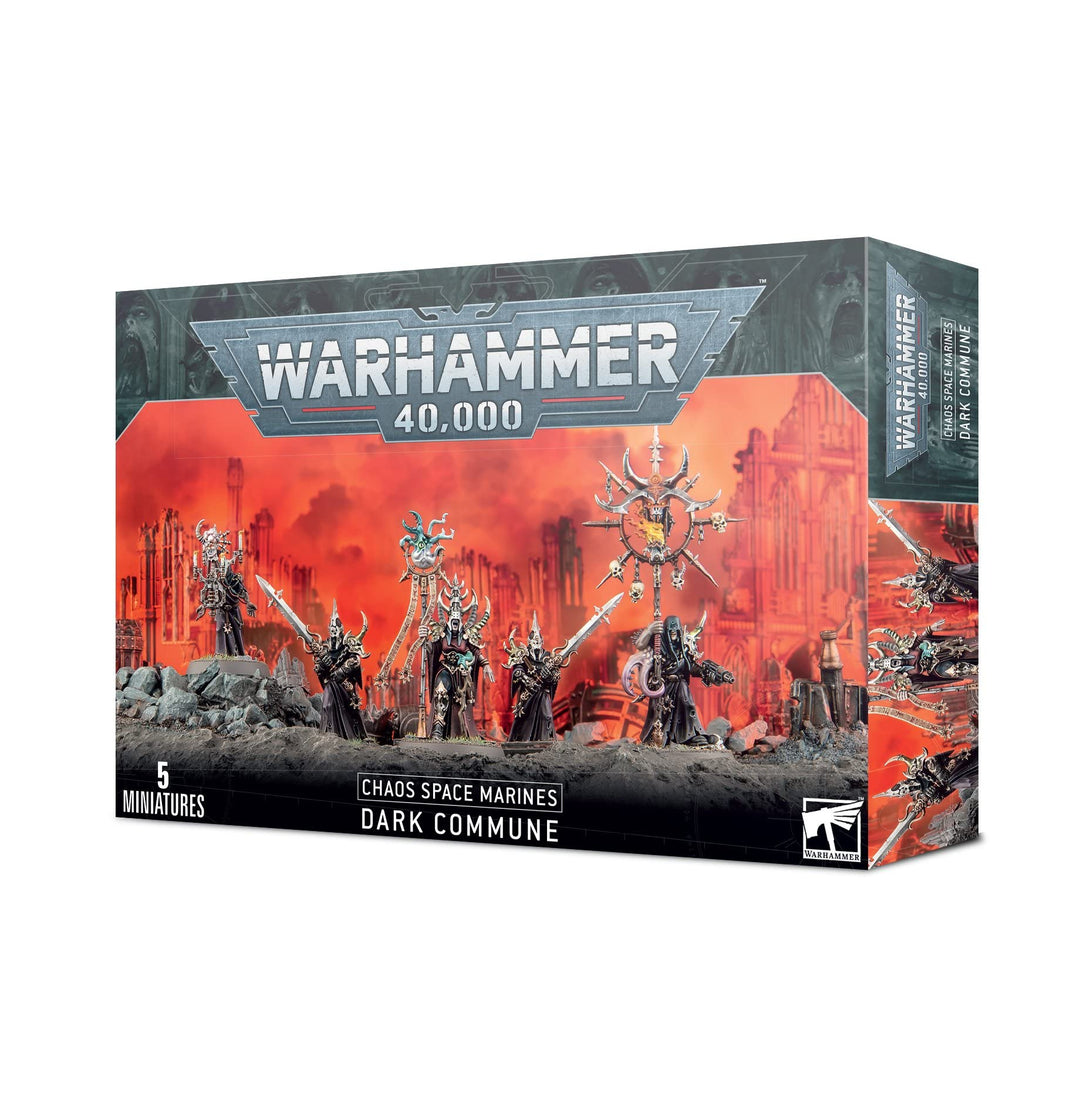 Games Workshop - Warhammer 40.000 - Chaos Space Marines: Dark Commune, Schwarz