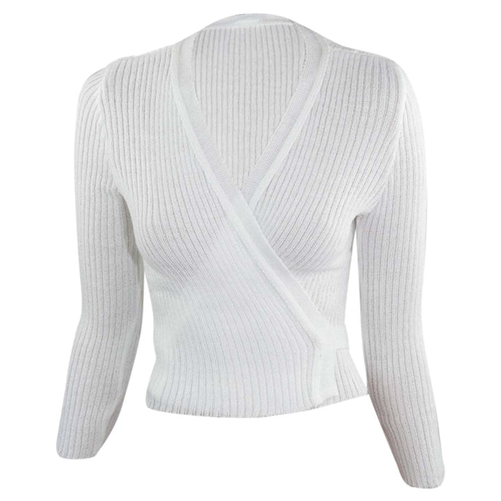 Intermezzo Damen Ballett Wickeljacke/Weste 6811 Jersey Elipor - Made in Spain M Weiss, M Weiß