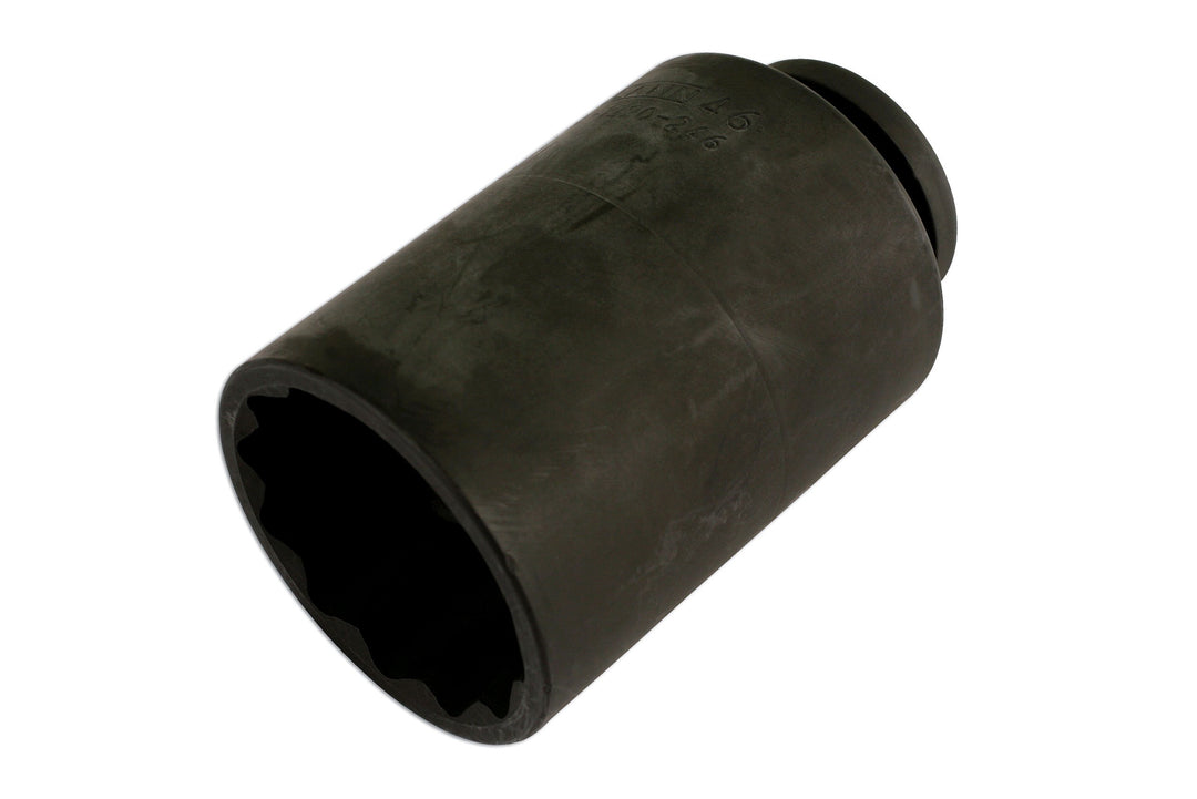 Laser 5531 Zwölfkant-Stecknuss, 46 x 100 mm, 1/2'' Einzelbett, Einzelbett