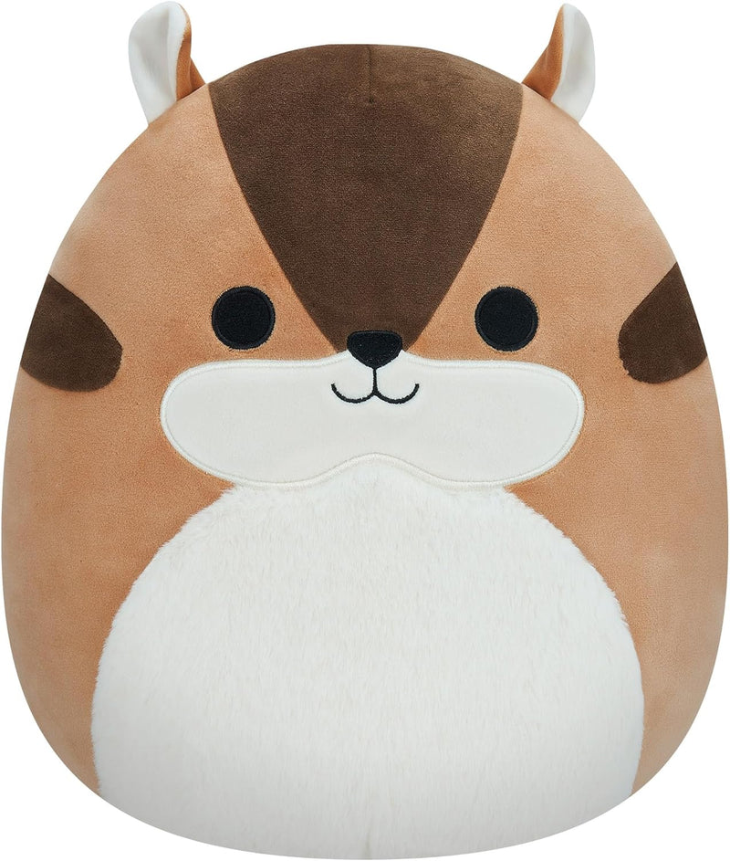 Squishmallows SQCR04134 - Melzie das Streifenhörnchen 30 cm, offizielles Kelly Toys Plüsch, superwei
