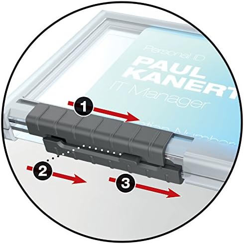 Durable Kartenhalter Pushbox Trio, 10 Stück, transparent, 892019 Für 3 Karten ohne Befestigung, Für