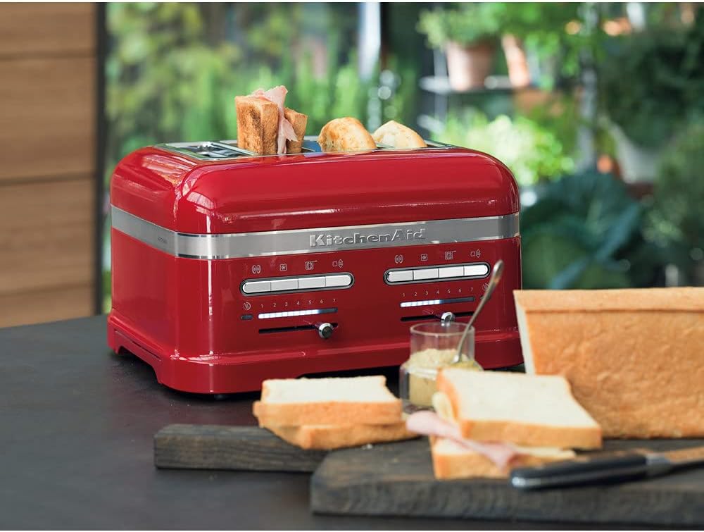 KitchenAid Toaster für 4 Scheiben mit Sandwich-Zange | Artisan | Retro Toast Machine | Verschiedene