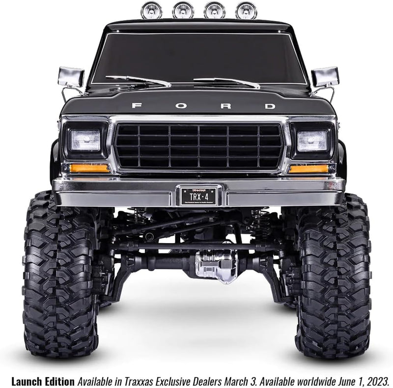 TRAXXAS Crawler TRX-4 RTR 79 Ford F150 schwarz 1/10 Brushed ohne Akku/Lader 4WD High-Trail