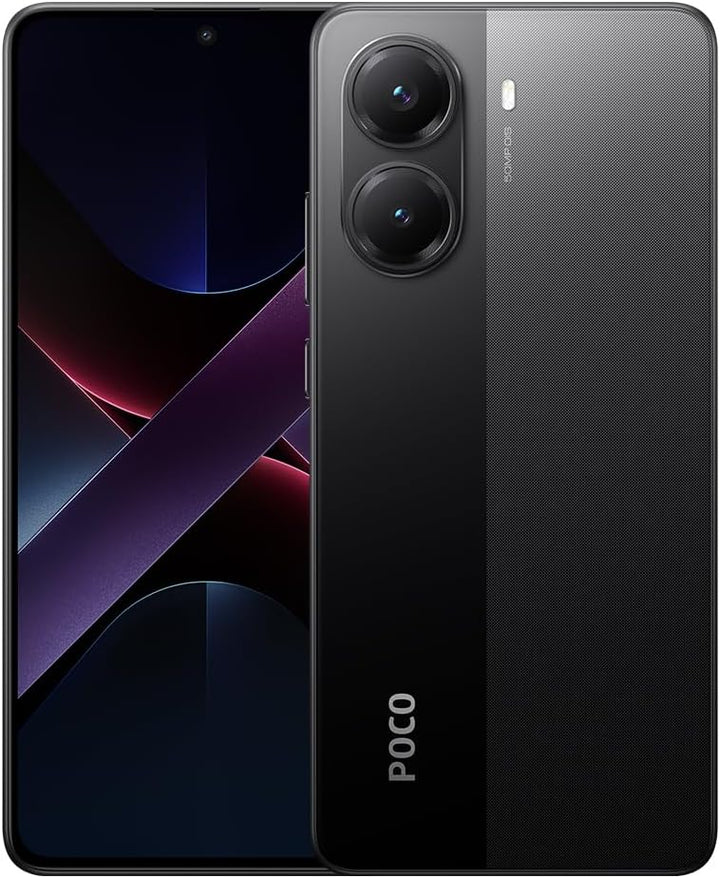 Xiaomi Poco X7 Pro Smartphone, 12+256GB, Schwarz, 50MP Hauptkamera mit OIS, 6000mAh (typ.) Akku mit
