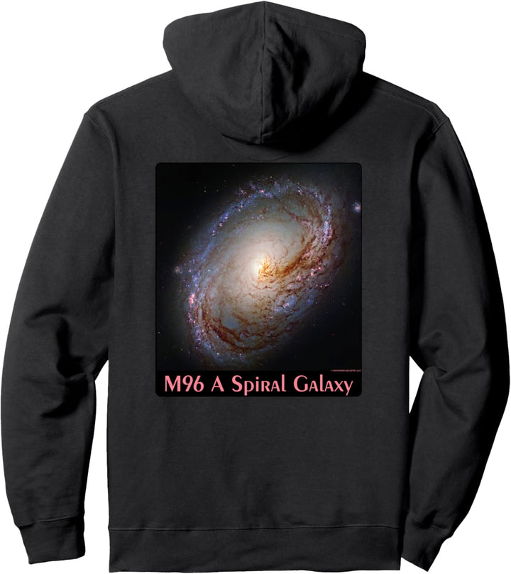 M96 Spirale Galaxy Messier Objekt 96 Weltraumastronomie Wissenschaft Pullover Hoodie