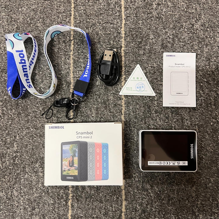 SHIMBOL CP5 Mini 2 Selfie Monitor Screen – Externes Display für Smartphone Rückkamera, 2.4" Vlog Scr