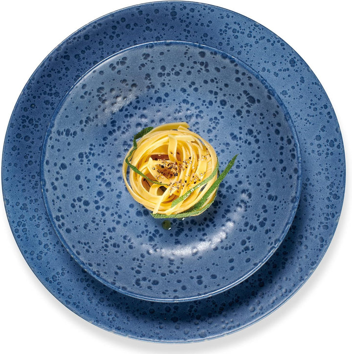 Tafelservice Kitwe, 8-teilig, Blau Blau Tafelservice, Blau Tafelservice