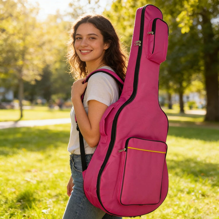 41 Zoll Gitarrentasche,Gitarren Gig Taschen,Plus Baumwolle Dicke wasserdichte verstellbare Schulterg