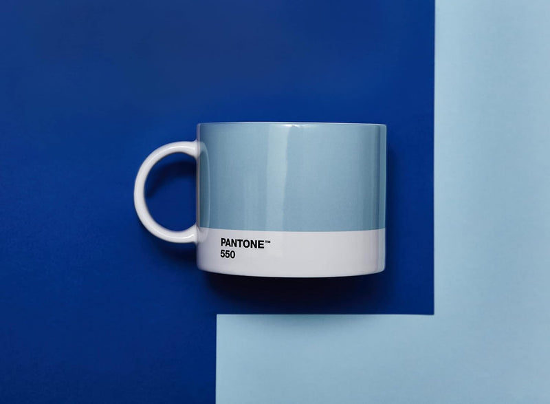 Pantone Teebecher, Porzellan, Light Blue 550, 10.4 x 10.4 x 8 cm, Light Blue 550