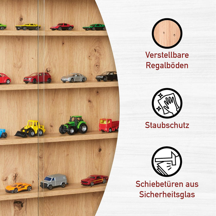 Inter Link - Sammlervitrine - Hängevitrine - Wandregal - Glasvitrine - Wandvitrine - Hängeregal - Sc