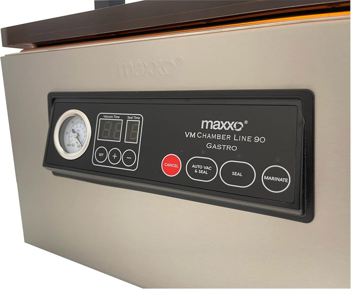 Maxxo VM ChamberLine 90 Gastro Kammervakuumierer 7 l Profi Vakuumierer für Flüssigkeiten Extremleist